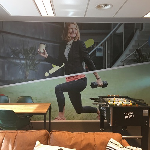 Een potje tafelvoetballen