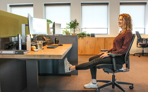 4 oefeningen voor een goede werkhouding