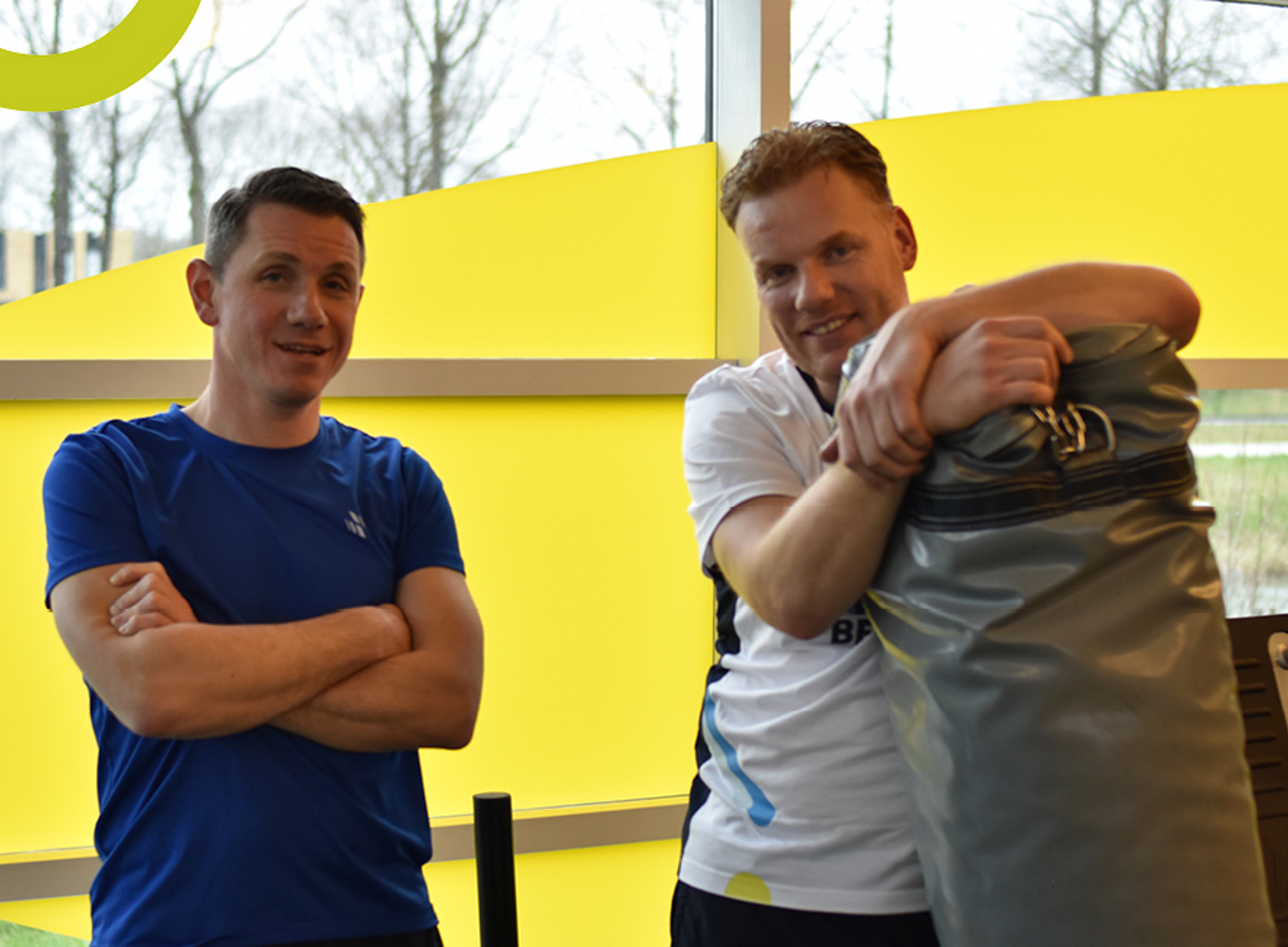 Klaas Hamstra (links) en Jacco Borger (rechts) van BFNL